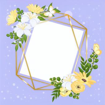 flower frame 026, , JPG, PNG and AI