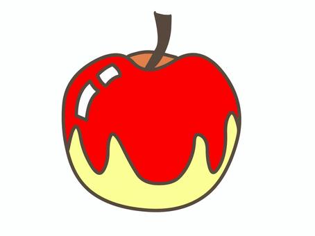 赤いりんご 赤いりんご りんご,くだもの,たべもののイラスト素材