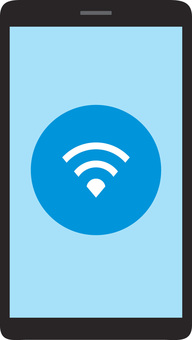 智能手機 WIFI 圖標, JPG, PNG 和 AI 智能手機 WIFI 圖標, 智能手機, 攜帶, 無線上網, JPG, PNG 和 AI