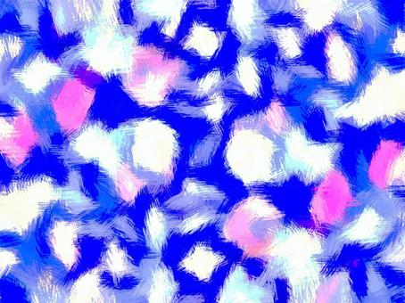 青色とピンクの水彩画風の背景壁紙素材