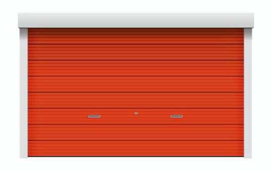 シャッター（駐車場・搬入口 ) イラスト シャッター,車庫,ガレージ,入り口,建物,自動車,工場,倉庫,ビル,工業のイラスト素材