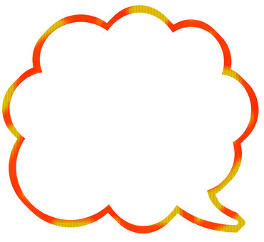 Balloon autumn color, speech balloon, a balloon, colorful, JPG and PNG