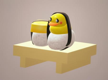卵のお寿司に憧れたアヒル 卵のお寿司に憧れたアヒル アヒル,卵焼き,卵,お寿司,海苔のイラスト素材