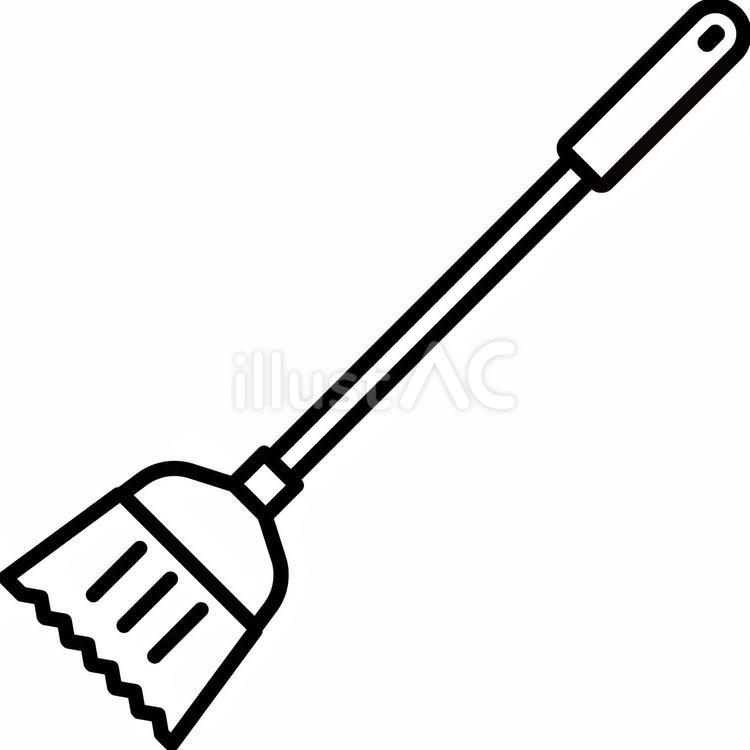 ほうき　シルエット　イラスト ほうき,掃除,用品のイラスト素材