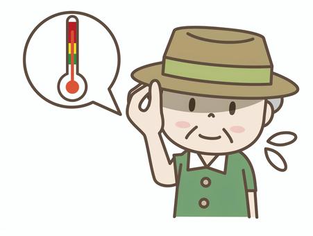 Illustration, heatstroke, hat, prevention, 