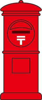 Illustration, post, post box, post will be equipped with, 