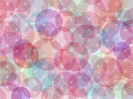 hemp leaf and circle wallpaper, , JPG and AI