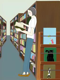 図書館イラスト 無料イラストなら イラストac 図書館イラスト 無料イラストなら イラストac