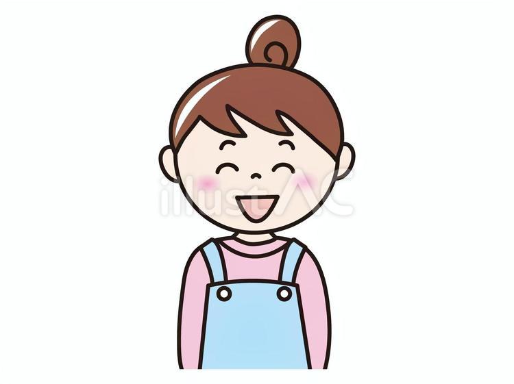 主婦(笑顔2) 人物,女性,主婦のイラスト素材