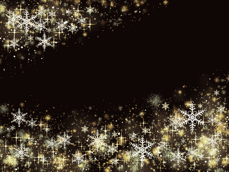 雪の結晶と聖夜の調べ【4】 雪の結晶,冬,雪,クリスマス,キラキラ,聖夜,幻想的,11月,12月,夜のイラスト素材