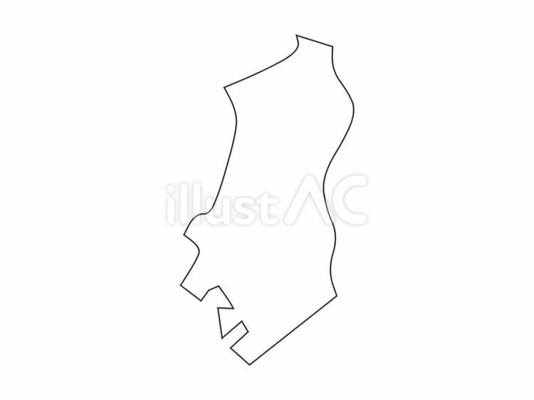 地図・中央区（線のみ） 地図,日本,地域のイラスト素材