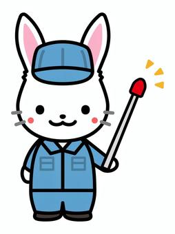 Rabbit worker and pointer, rabbit, rabbit, rabbit, JPG, PNG and AI