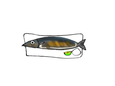 サンマ サンマ,秋,魚,食べ物,旬のイラスト素材