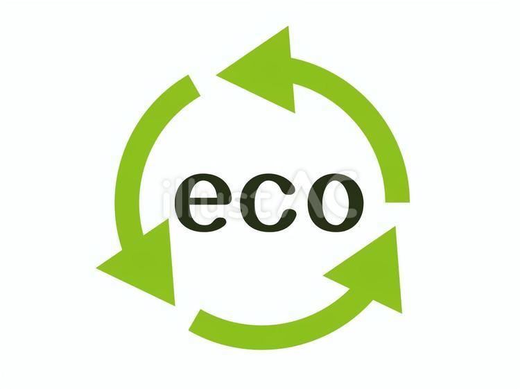 エコのアイコン eco,エコ,アイコンのイラスト素材