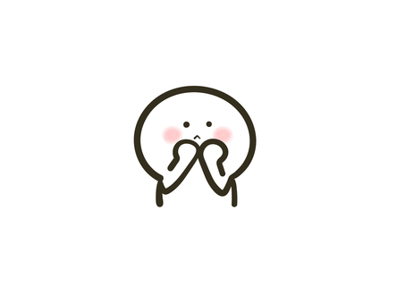 あざと可愛い棒人間のイラスト 棒人間,人間,ポーズ,上半身,あざとい,萌え,ぶりっこ,照れる,アイドル,かわいいのイラスト素材