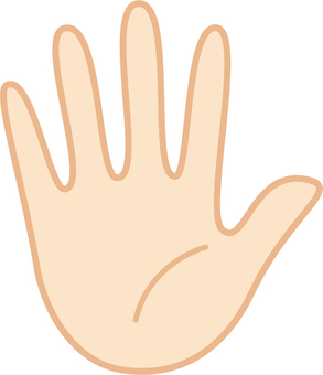 右手のひら 右手のひら 手,手のひら,指,掌,ハンドケア,手相,手洗い,ハンド,体,人体のイラスト素材