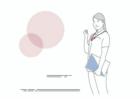 Medical workers doing guts pose, JPG, PNG and EPS Medical workers doing guts pose, , JPG, PNG and EPS