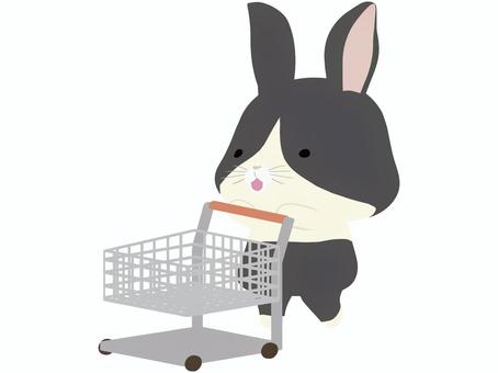 cart_rabbit, , JPG, PNG and AI