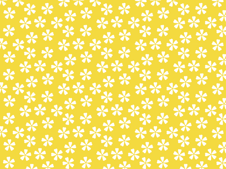 和柄　小花柄（黄色） 花柄,小花,桜,和風,和柄,日本,背景,壁紙,ラッピング,包装のイラスト素材