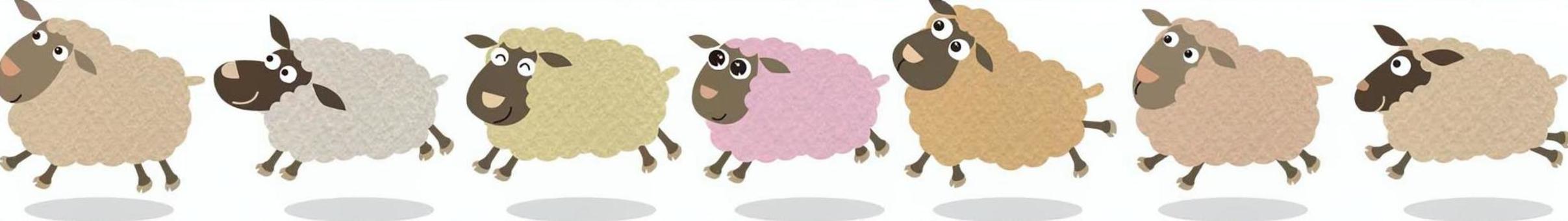 sheep006 羊,家畜,牧場,羊毛,群れのイラスト素材