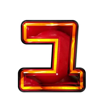 カタカナ文字ユ 文字,ギラギラ,赤色,カタカナ,ユのイラスト素材