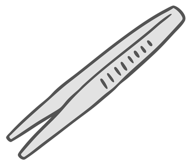 ピンセット ピンセット,鑷子,医療,精密作業,手術,実験,道具,工具,衛生用品,医療器具のイラスト素材