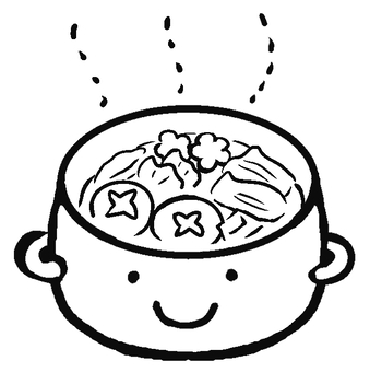 Illustration, pot, monochrome, mignon, 