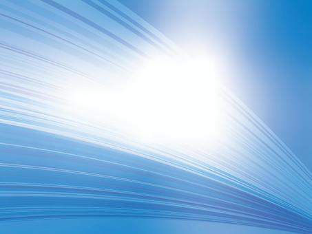 スピード感溢れるブルーのウェーブ背景 背景,青,波,抽象的,曲線,グラデーション,水,海,ブルー,ウェーブのイラスト素材