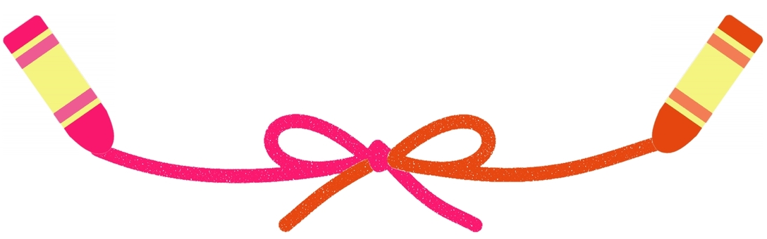 Ribbon crayon 2, ribbon, crayon, decorative ruling, JPG and PNG