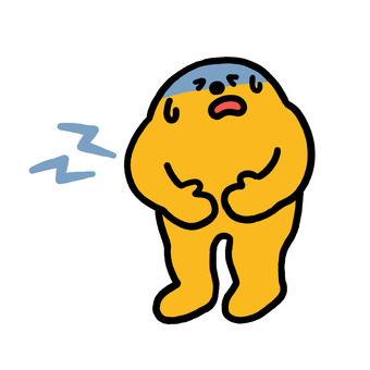 冷や汗腹痛くん