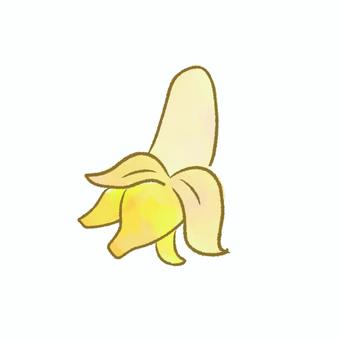 むいたバナナ