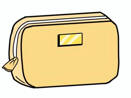 ポーチのイラスト ポーチ,ケース,化粧,メイクポーチ,入れ物,チャックのイラスト素材