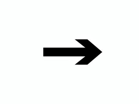 Illustration, arrow, black, sharp, 