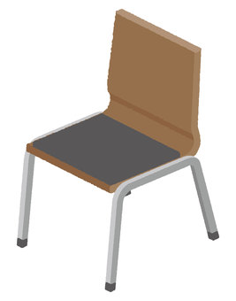 ミーティングチェア デスク,オフィス,オフィス家具,事務用品,チェア,アイソメ図,アイソメトリック,鳥瞰図,俯瞰図,俯瞰のイラスト素材