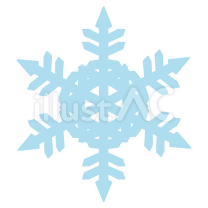 定番素材109_雪の結晶