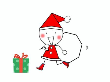 サンタクロース④（プレゼントあり）