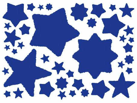 ちぎり紙風星のような形のフレームセット4 フレーム,背景フレーム,背景色,枠,囲み,囲み枠,背景枠,星のイラスト素材