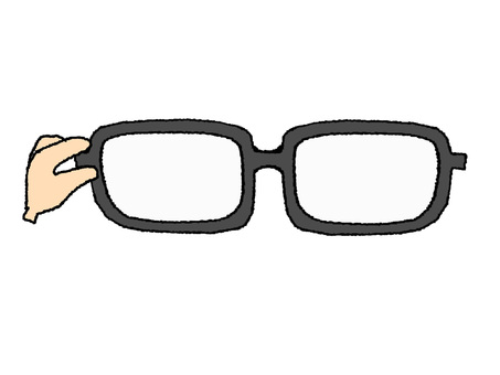 スマートグラス スマートグラス,眼鏡,カメラ,録画,レンズ,透過,pop調,手描き,挿絵,ワンポイントのイラスト素材