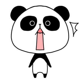 Panda surprise, panda, surprise, surprised, JPG and PNG