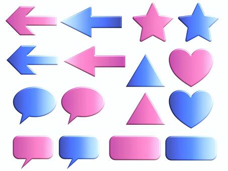 Illustration, icon, set, parts, 