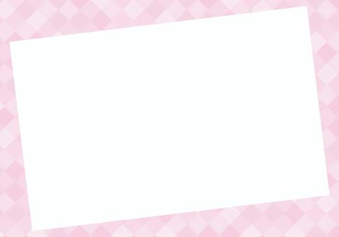 シンプルなスクエアモザイクフレーム2 フレーム,モザイク,スクエア,斜め,背景,ピンクのイラスト素材