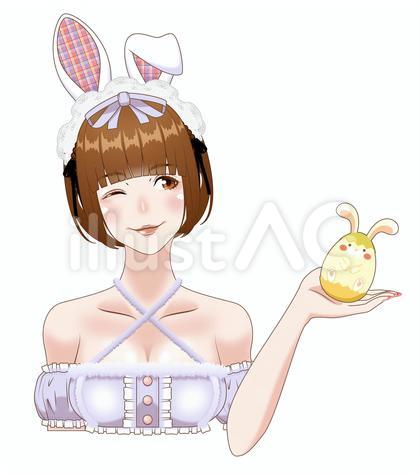 うさぎ嬢NO.08(イースター)