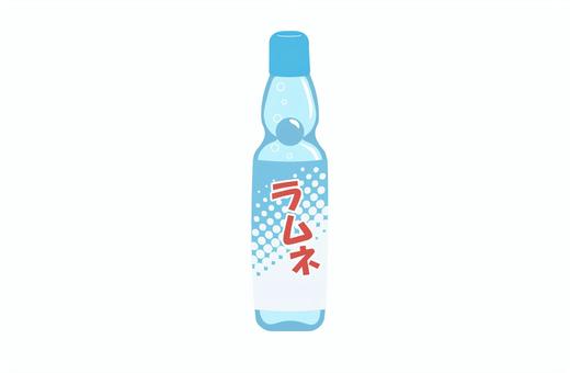瓶のラムネ ラムネ,瓶,ソーダ,サイダー,ジュース,炭酸飲料,ビー玉,さっぱり,冷たい,甘いのイラスト素材
