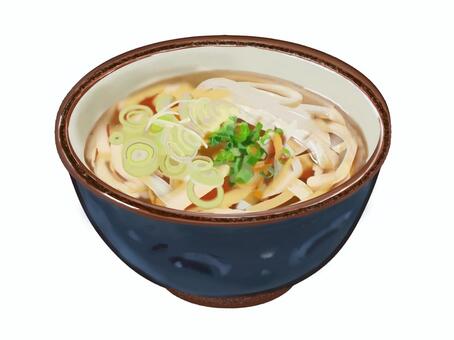 かけうどん(9) かけうどん,うどん,すうどん,めんつゆ,つゆ,白だし,醬油,カロリー,食べ物,レシピのイラスト素材