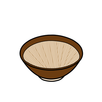 すり鉢 すり鉢,和食,日本料理,調理器具,台所用品,シンプル,手描き,手書き,イラスト,カットのイラスト素材