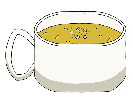 コーンポタージュ コーンポタージュ,食べ物,飲み物,コーン,とうもろこし,スープ,洋食,汁物,食品,生活のイラスト素材