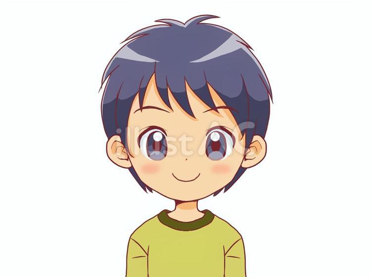アニメ風男の子１ 漫画風,萌系,アニメタッチのイラスト素材