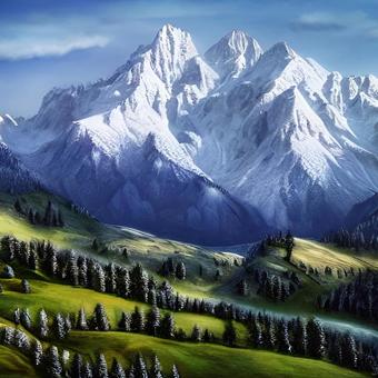 alps, alps, alps, crown of snow, dongshan,