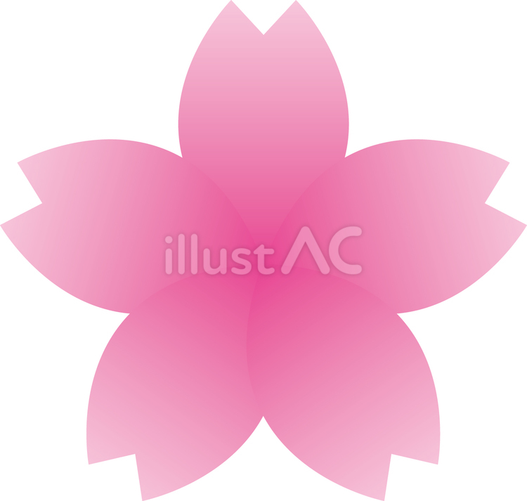 桜のアイコン08 桜,アイコン,あしらいのイラスト素材