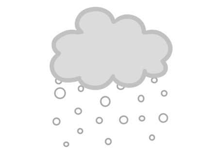 Illustration, snow cloud, cloud, snow, 